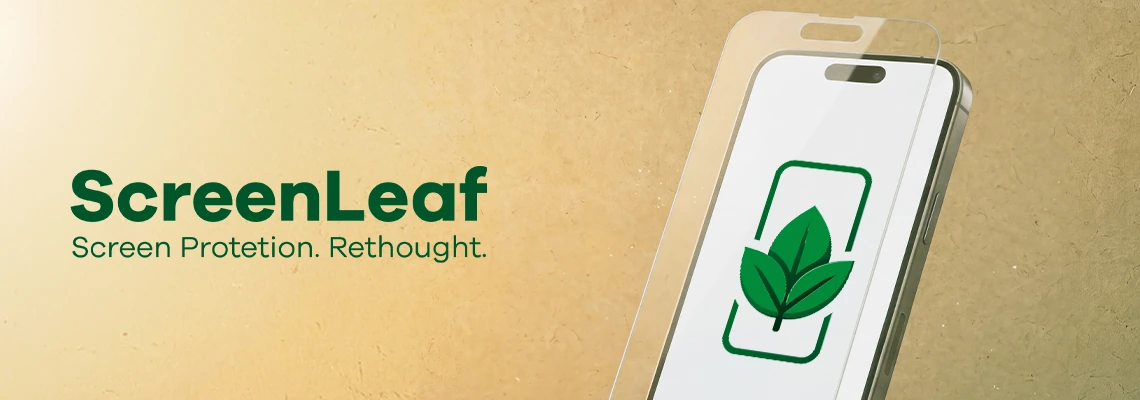 ScreenLeaf logo with the claim 