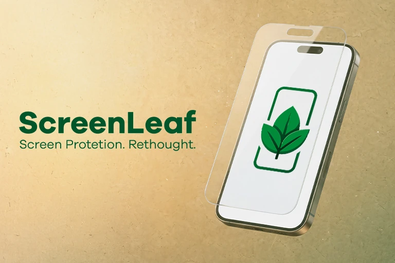ScreenLeaf logo with the claim 