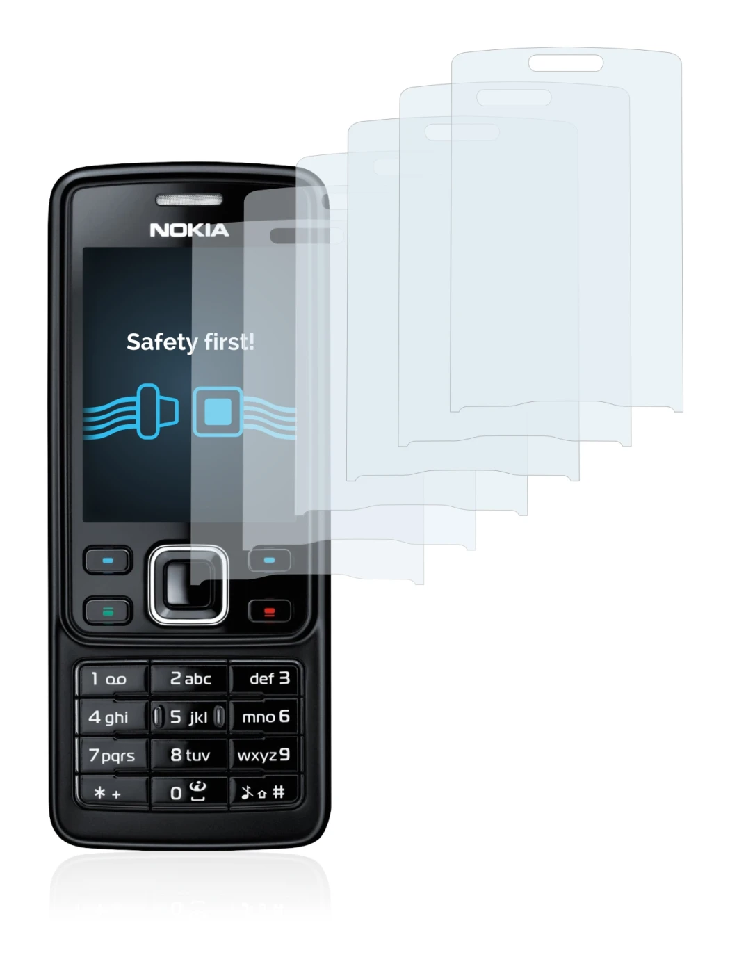 Image of the device Nokia 6300 2007 with a wide variety of screen protectors.