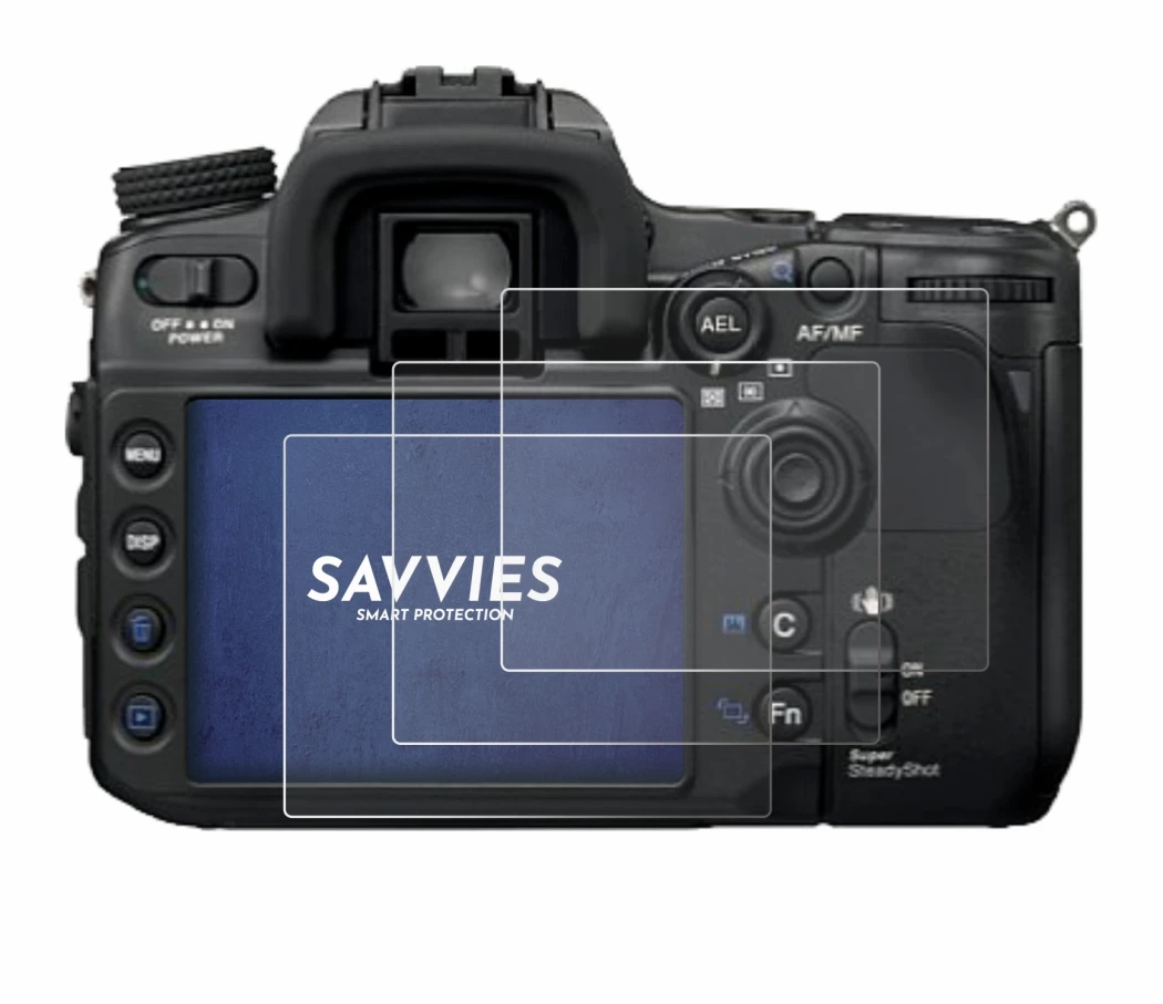Image of the device Sony Alpha 700 (DSLR-A700) with a wide variety of screen protectors.