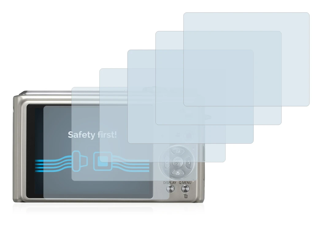 Image of the device Panasonic Lumix DMC-TZ7 with a wide variety of screen protectors.