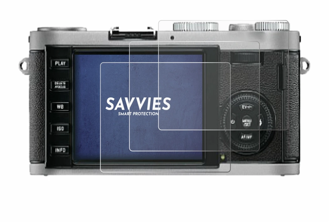 Image of the device Leica X1 with a wide variety of screen protectors.