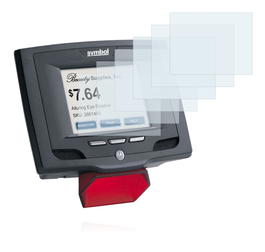 Image of the device Symbol MK500 with a wide variety of screen protectors.