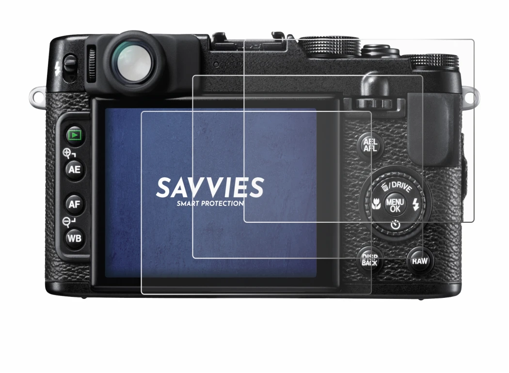 Image of the device Fujifilm FinePix X10 with a wide variety of screen protectors.