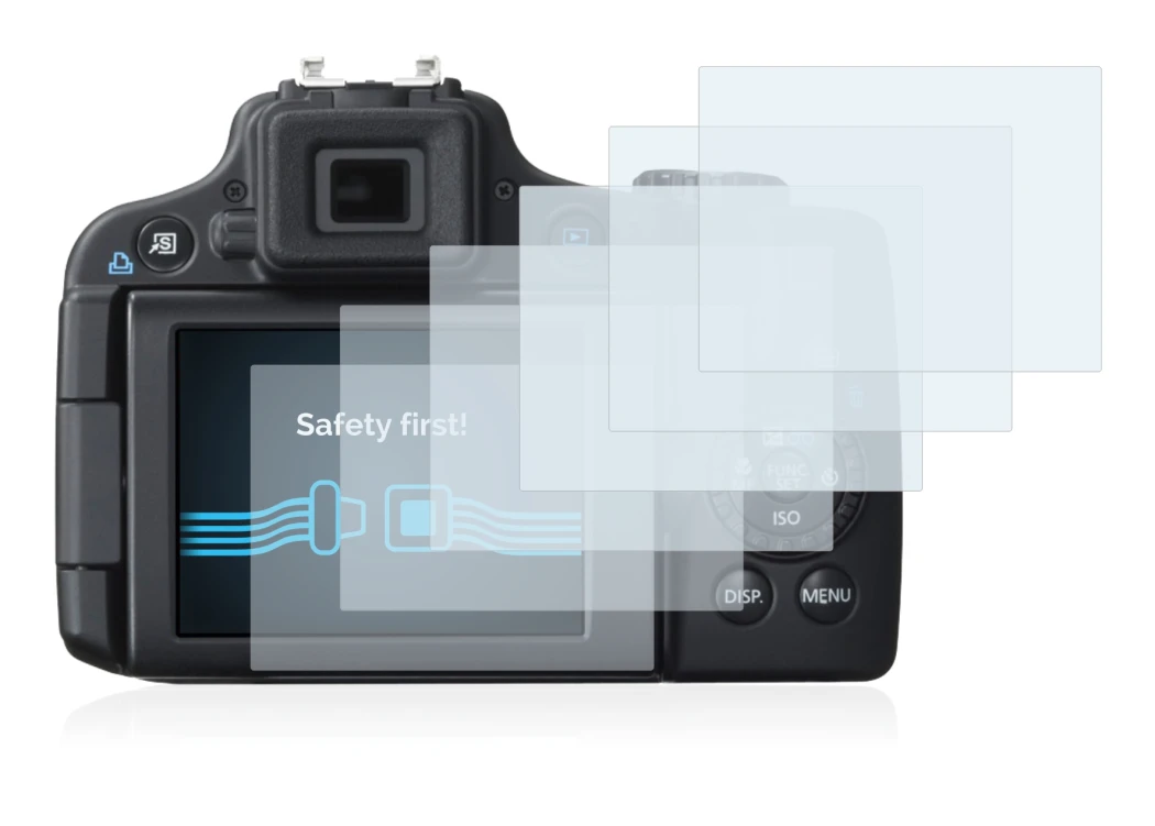 Image of the device Canon PowerShot SX50 HS with a wide variety of screen protectors.