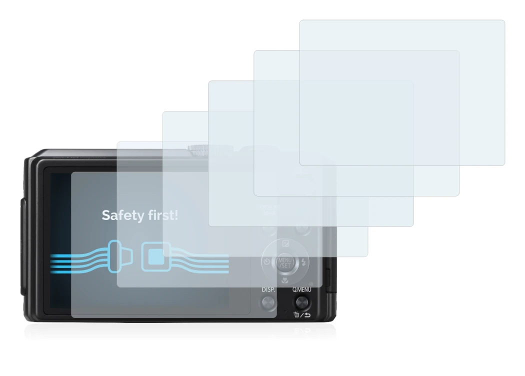 Image of the device Panasonic Lumix DMC-TZ40 with a wide variety of screen protectors.