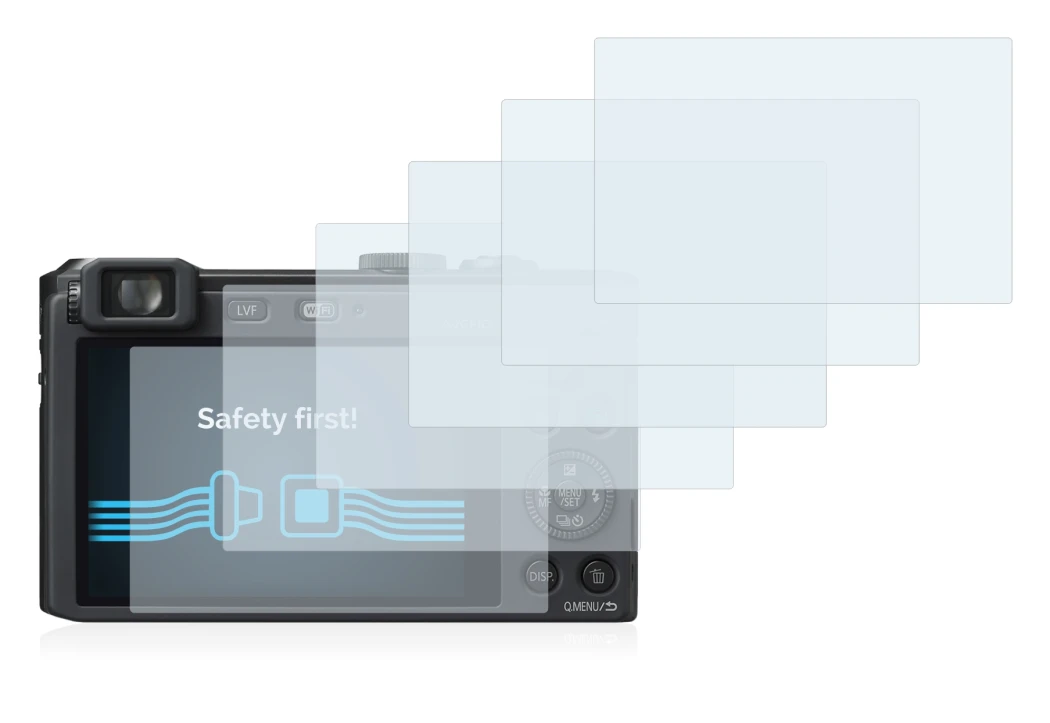 Image of the device Panasonic Lumix DMC-LF1 with a wide variety of screen protectors.