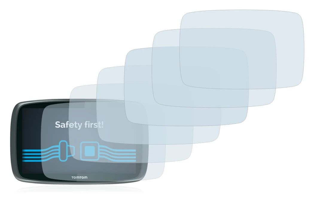 Image of the device TomTom GO 6000 with a wide variety of screen protectors.