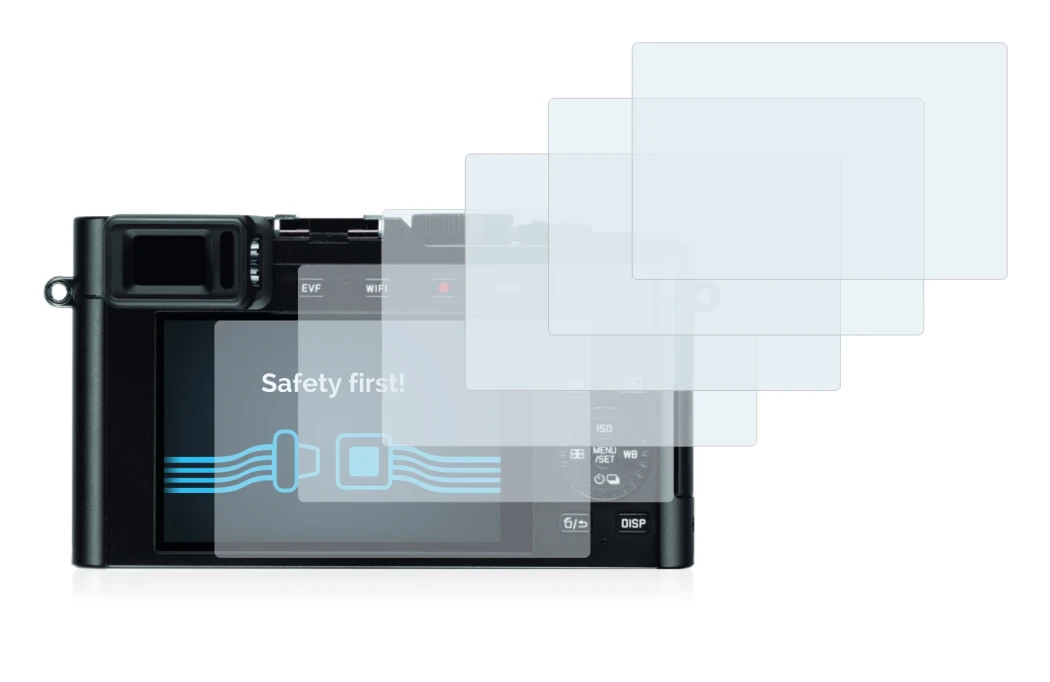 Image of the device Leica D-Lux (Typ 109) with a wide variety of screen protectors.