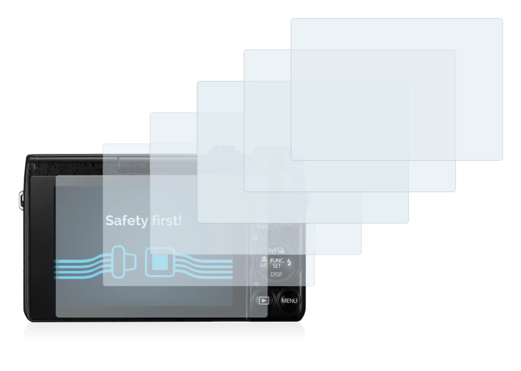 Image of the device Canon PowerShot G7 X G7X with a wide variety of screen protectors.