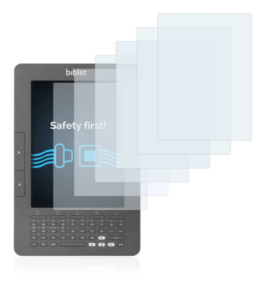 Image of the device Biblet eBook Reader with a wide variety of screen protectors.