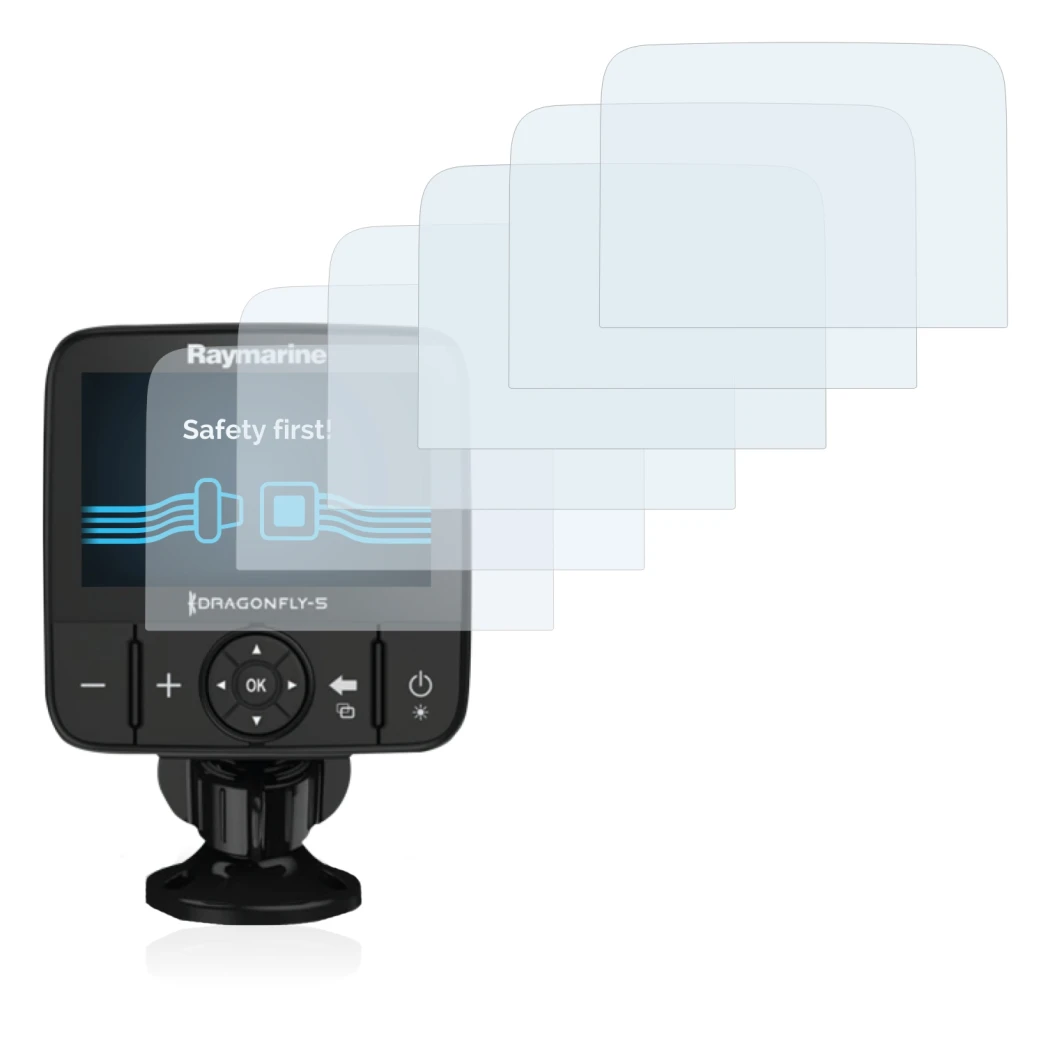 Image of the device Raymarine Dragonfly 5 with a wide variety of screen protectors.
