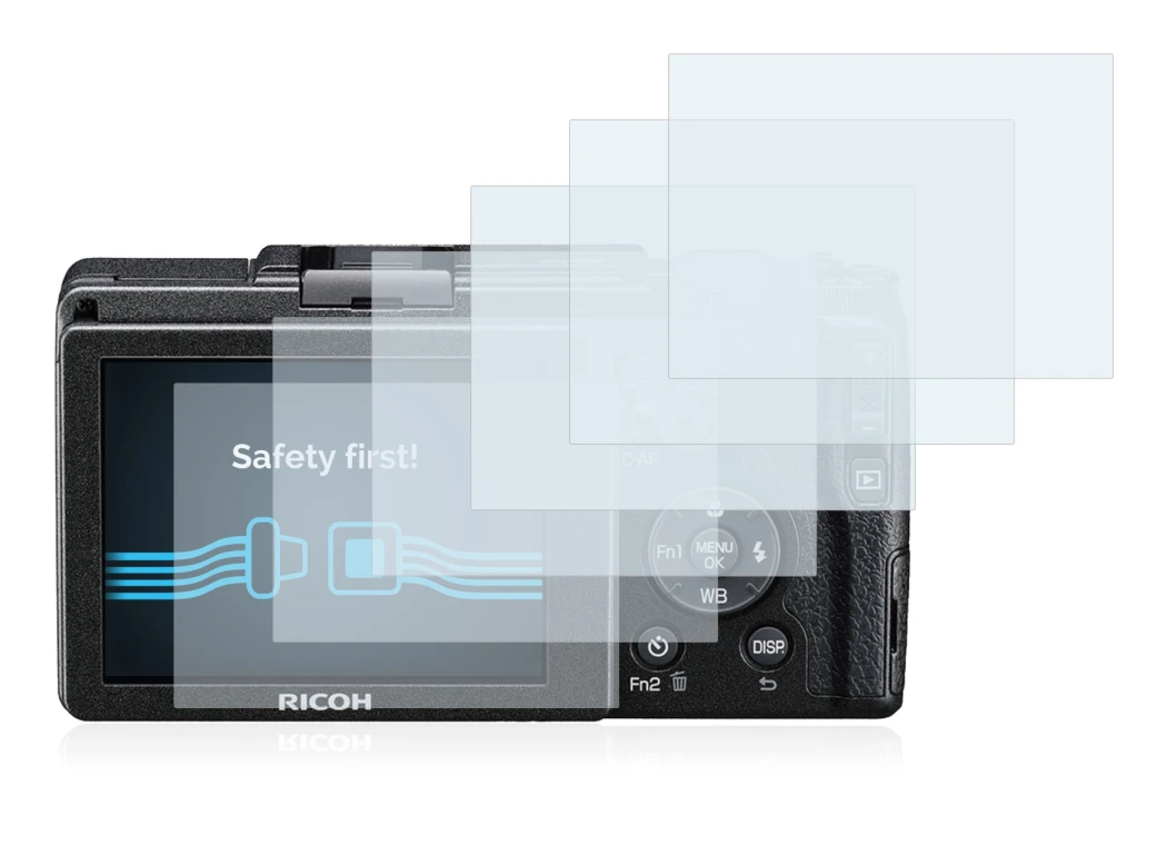 Image of the device Ricoh GR II 2015 with a wide variety of screen protectors.
