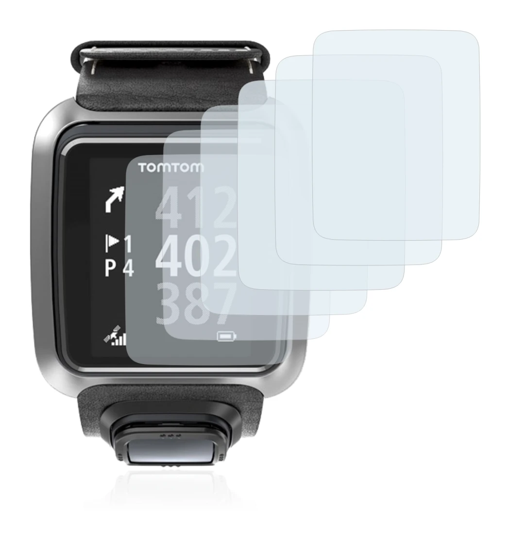 Image of the device TomTom Golfer 2 with a wide variety of screen protectors.