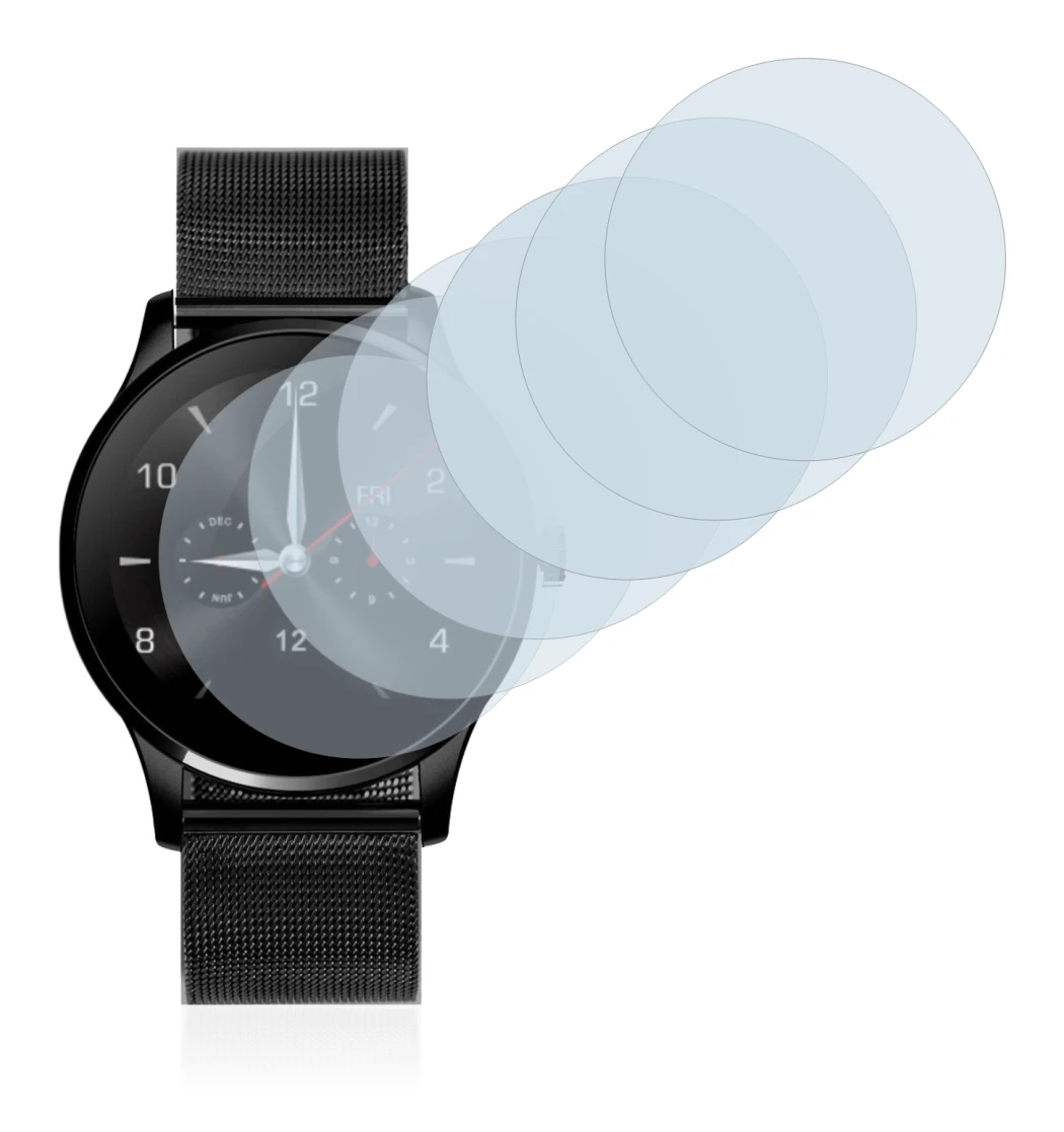Image of the device KKmoon K88H with a wide variety of screen protectors.