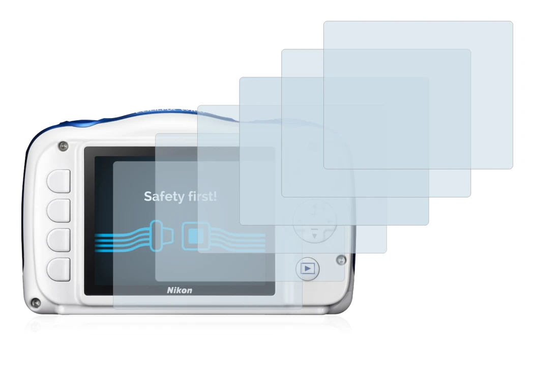 Image of the device Nikon Coolpix W100 with a wide variety of screen protectors.