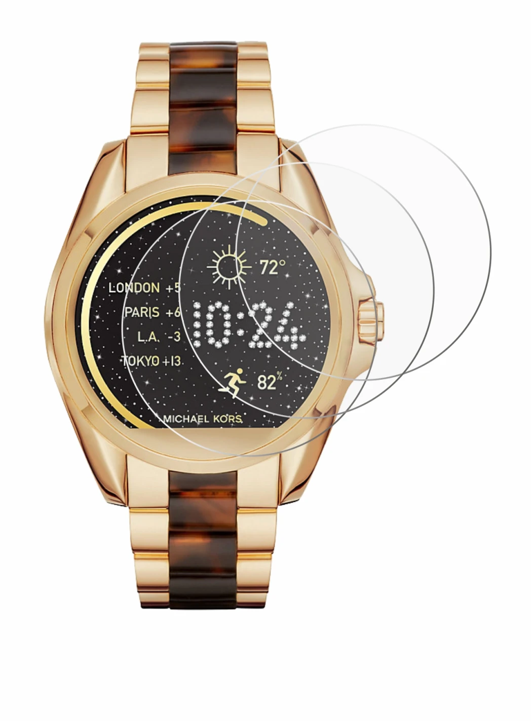 Image of the device Michael Kors Access Bradshaw with a wide variety of screen protectors.