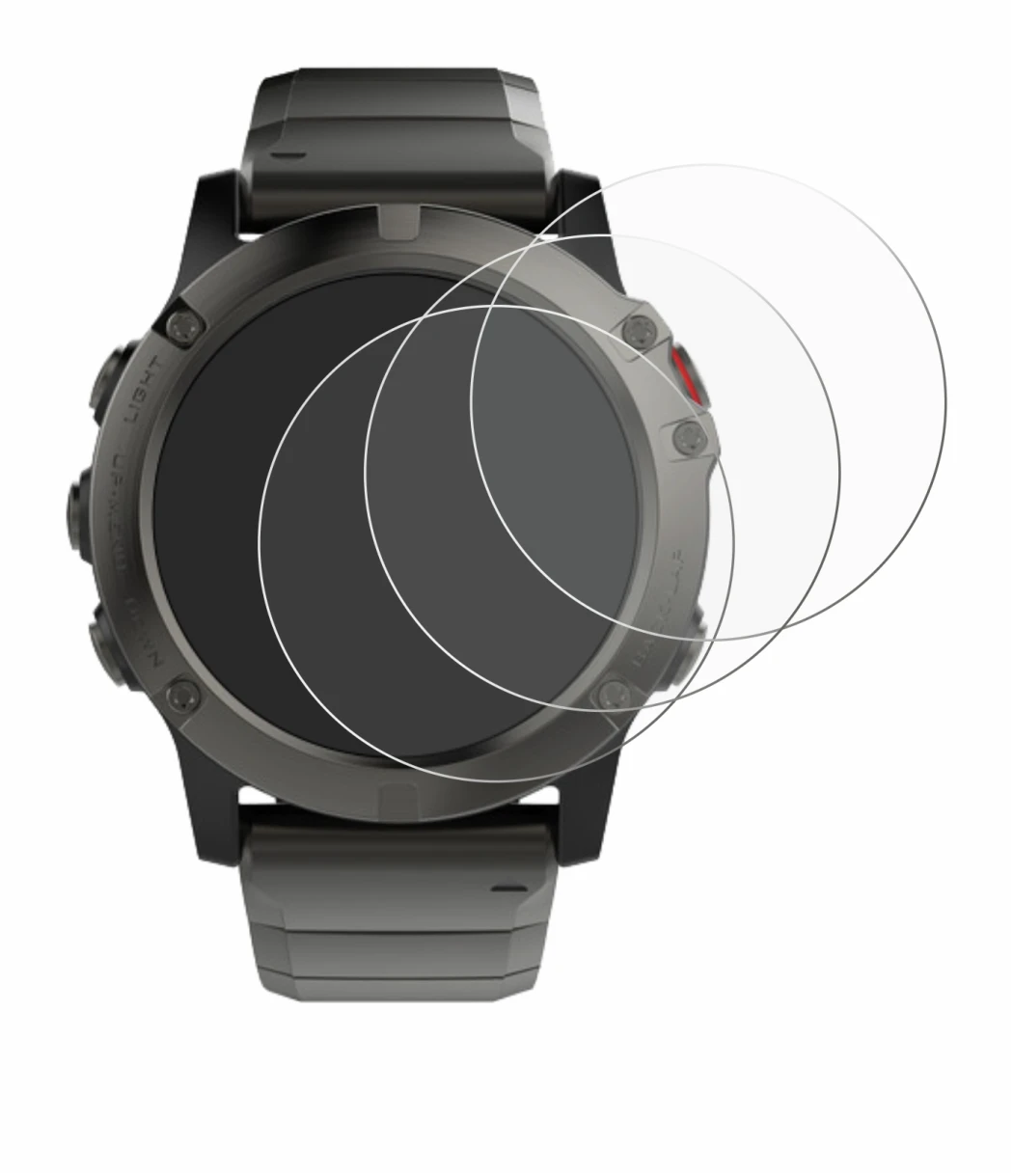 Image of the device Garmin Fenix 5X (51 mm) with a wide variety of screen protectors.