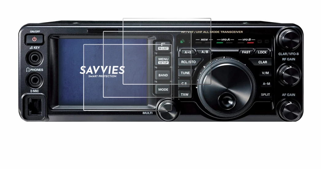 Image of the device Yaesu FT-991A with a wide variety of screen protectors.