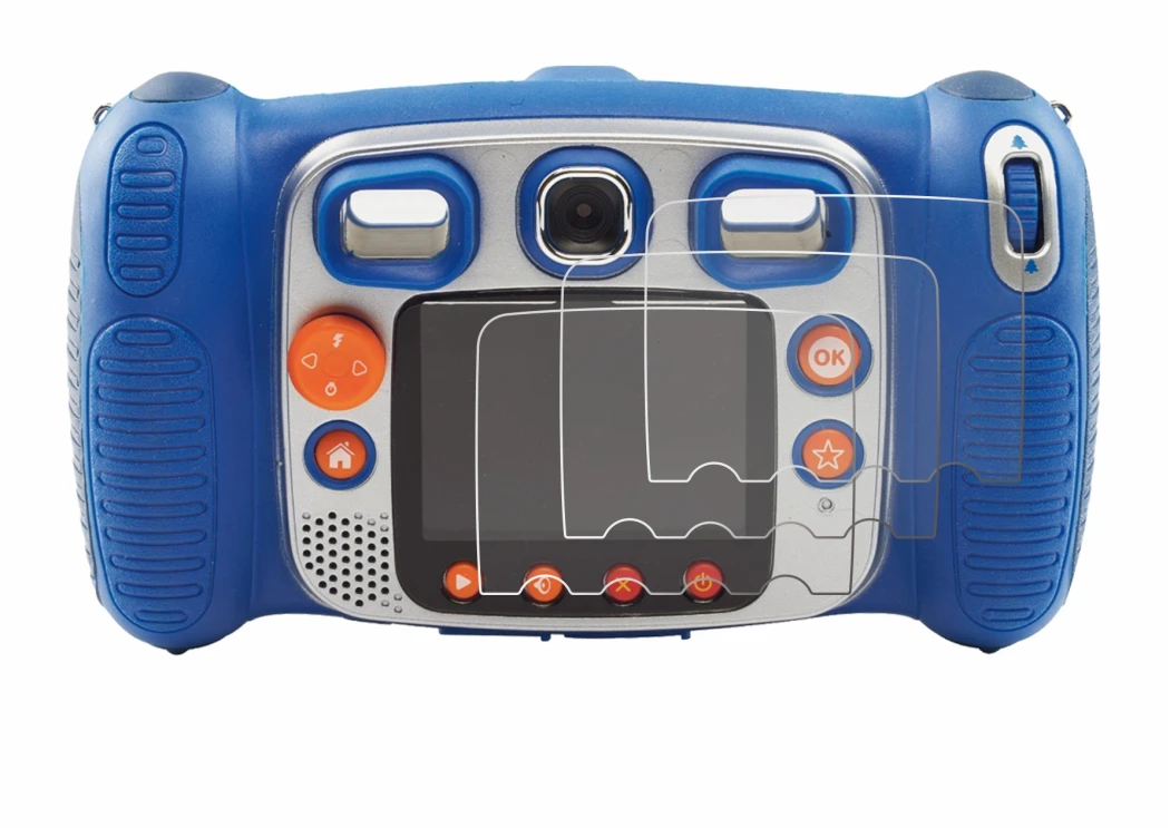 Image of the device Vtech Kidizoom Duo 5.0 with a wide variety of screen protectors.