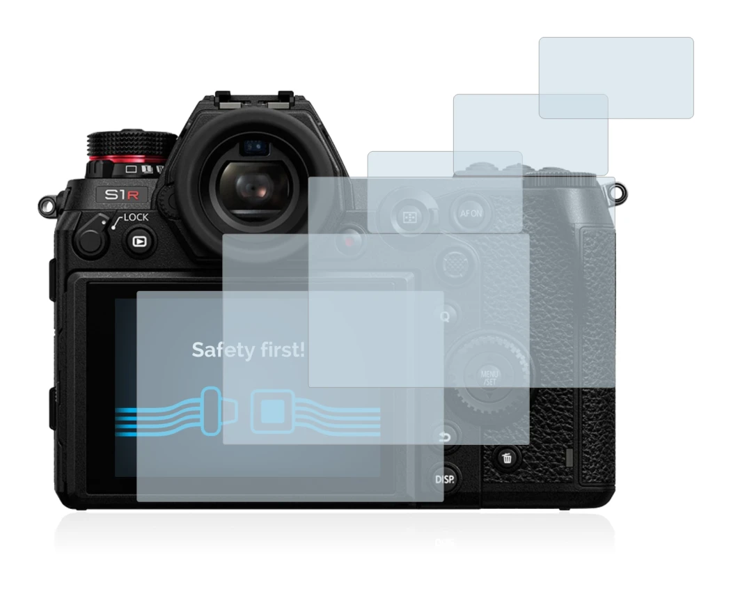 Image of the device Panasonic Lumix DC-S1R with a wide variety of screen protectors.