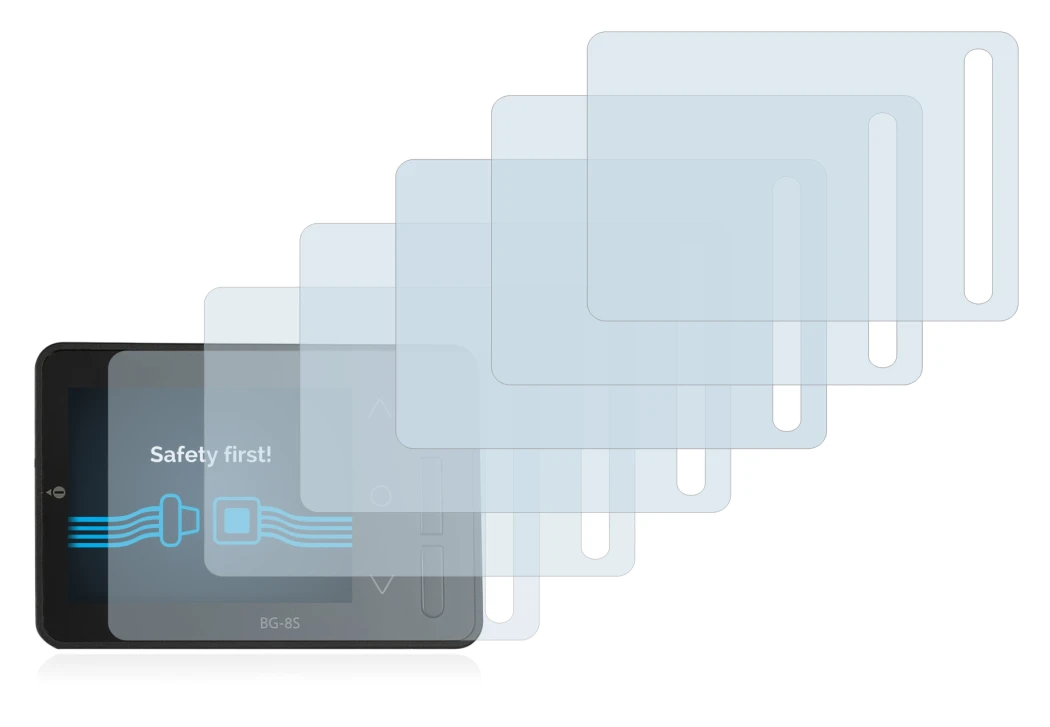 Image of the device ISDT BG-8S with a wide variety of screen protectors.