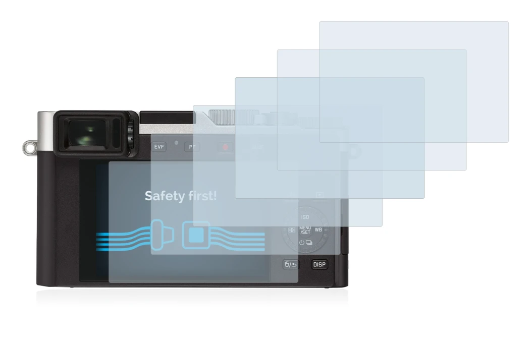 Image of the device Leica D-Lux 7 with a wide variety of screen protectors.
