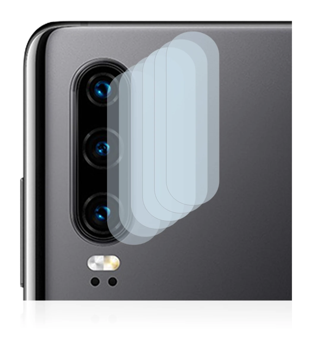 Image of the device Huawei P30 (ONLY Camera Lens) with a wide variety of screen protectors.