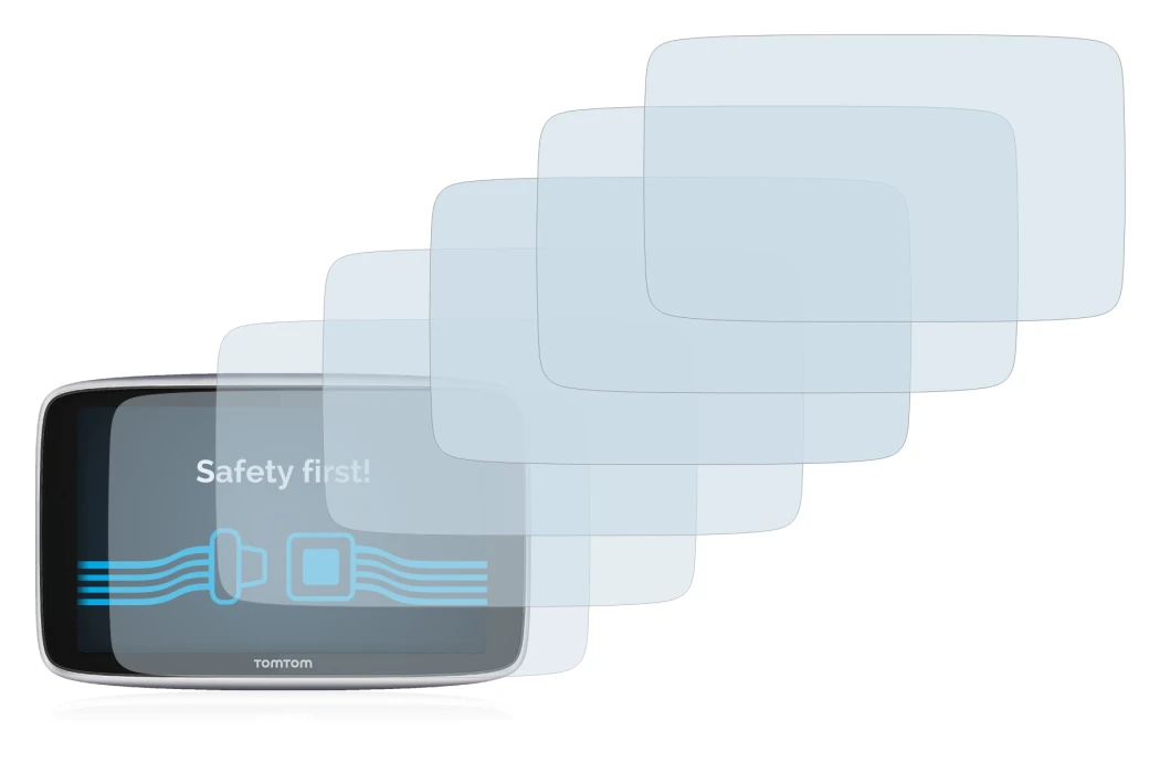 Image of the device TomTom GO Premium X with a wide variety of screen protectors.