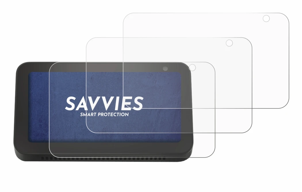 Image of the device Amazon Echo Show 5 (2nd Gen.) with a wide variety of screen protectors.