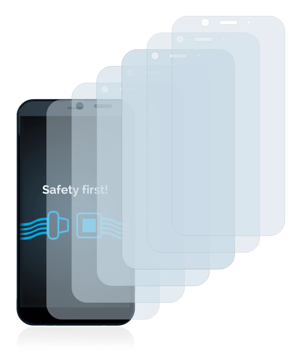 Image of the device Shiftphones Shift6m with a wide variety of screen protectors.