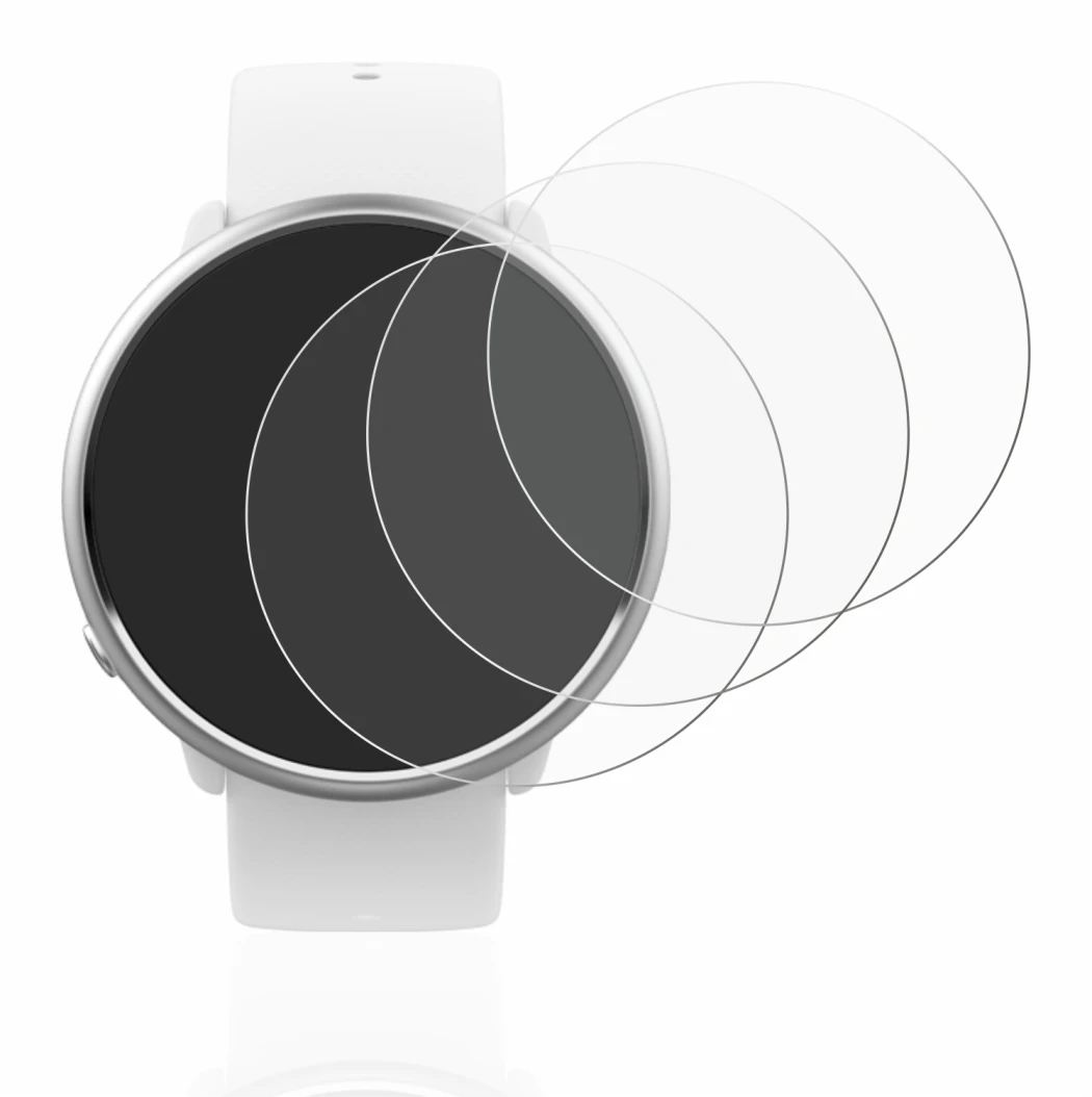 Image of the device Polar Ignite with a wide variety of screen protectors.