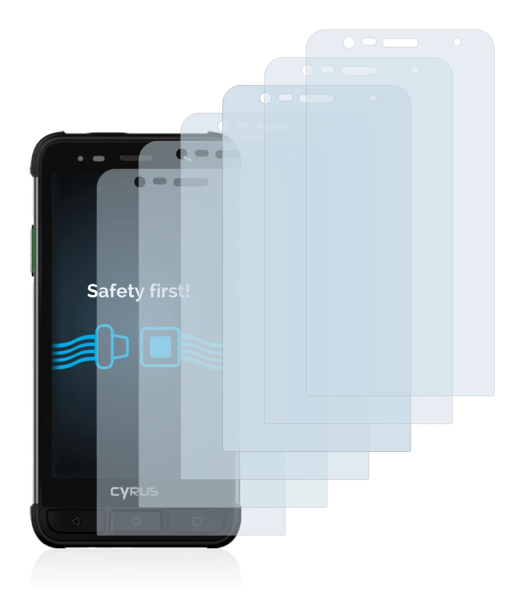 Image of the device Cyrus CS45 XA with a wide variety of screen protectors.