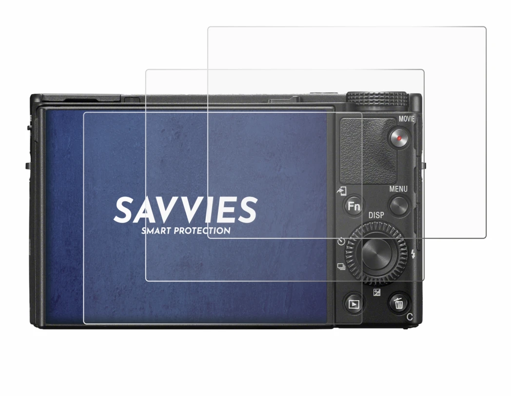 Image of the device Sony Cyber-Shot DSC-RX100 VII with a wide variety of screen protectors.