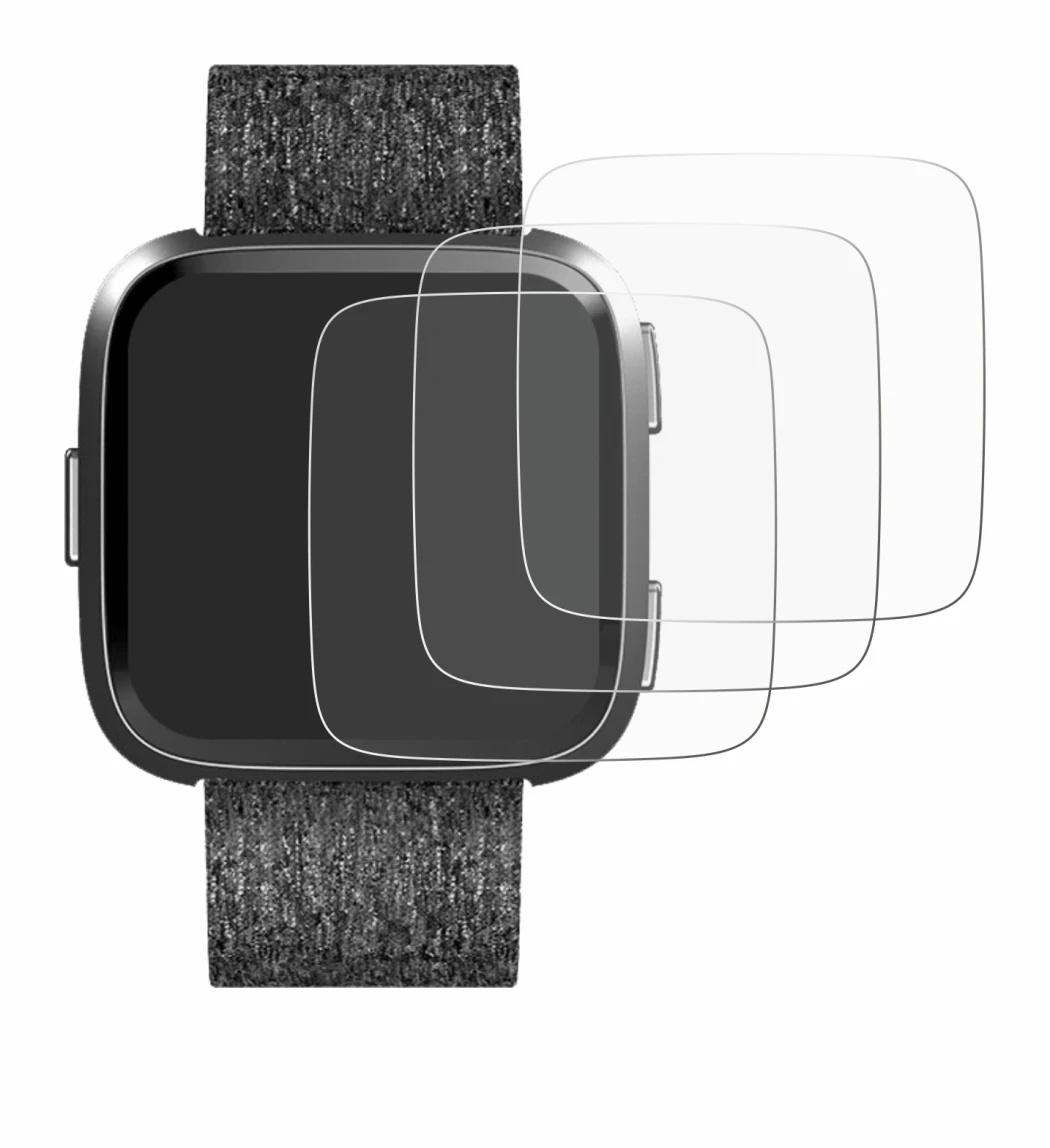 Image of the device Fitbit Versa Special Edition with a wide variety of screen protectors.
