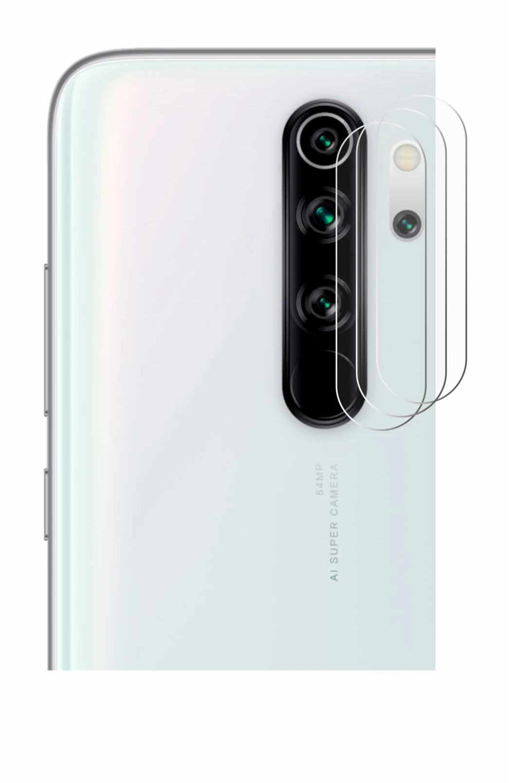 Image of the device Xiaomi Redmi Note 8 Pro (ONLY Camera Lens) with a wide variety of screen protectors.