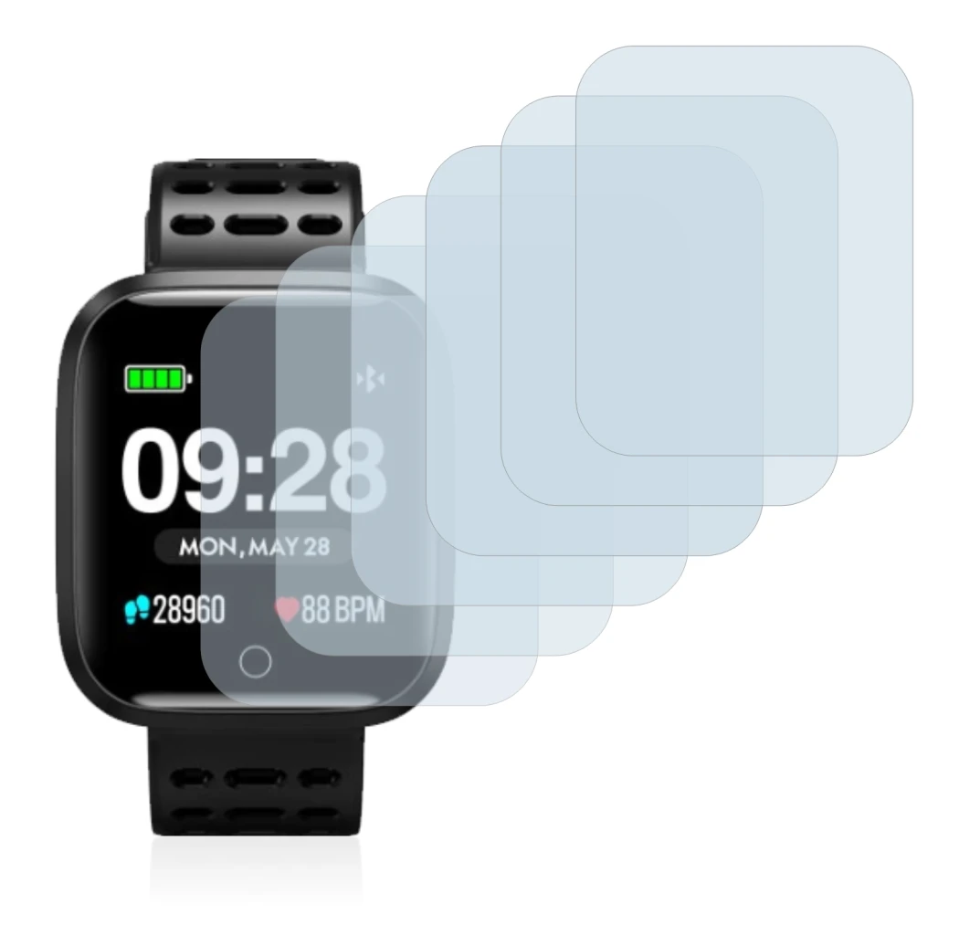 Image of the device Lenovo E1 with a wide variety of screen protectors.