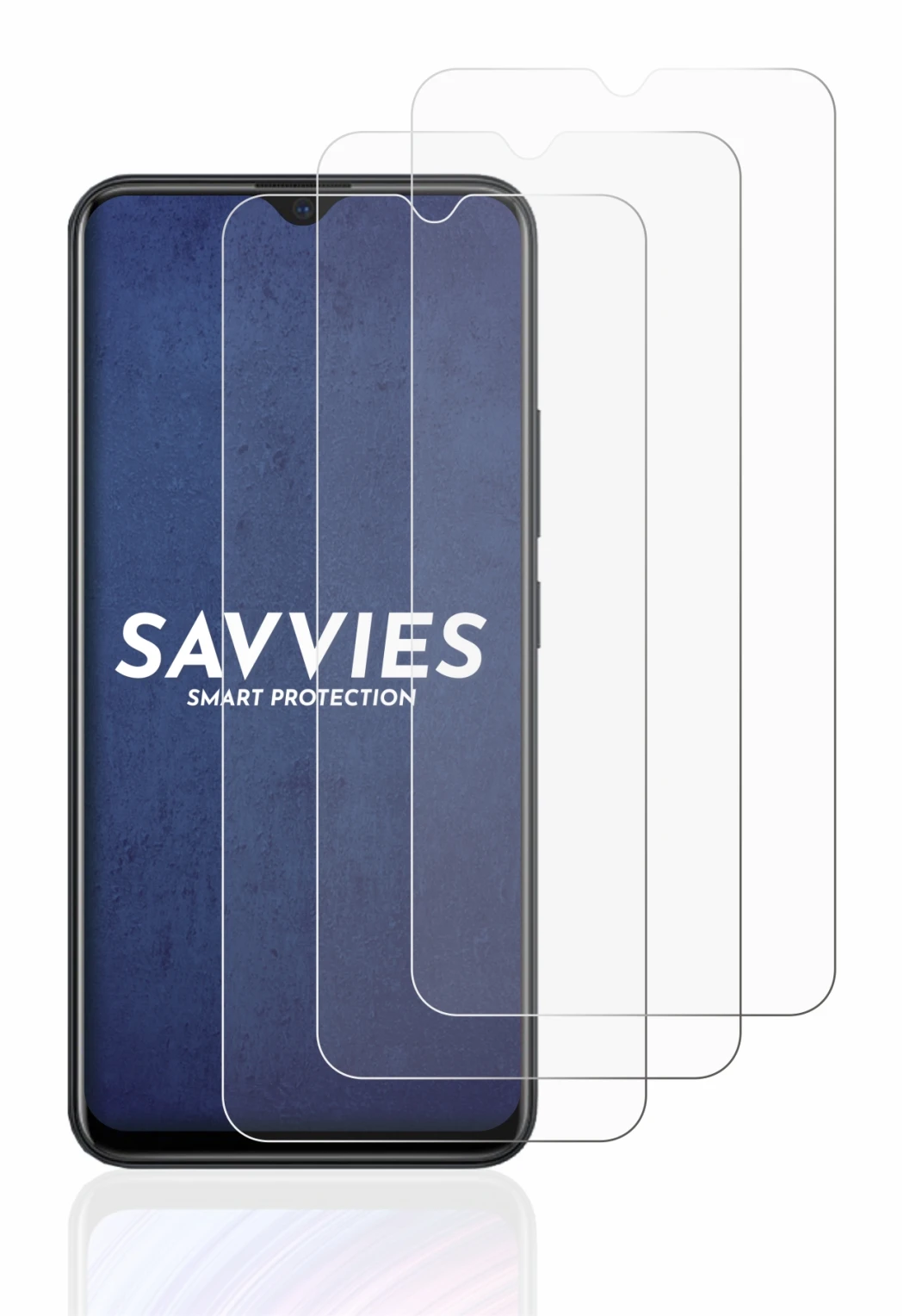 Image of the device Xiaomi Redmi Note 8T with a wide variety of screen protectors.