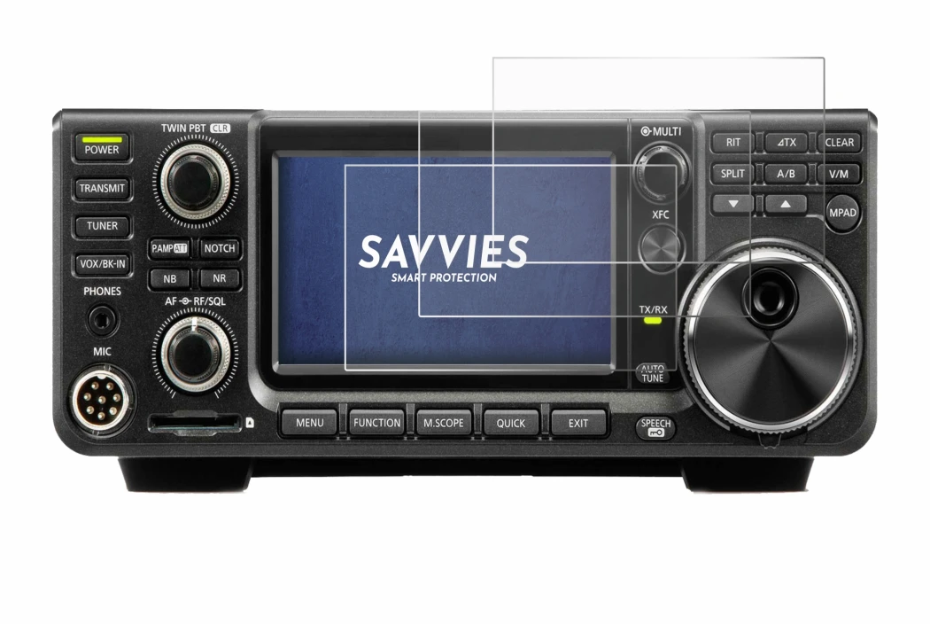 Image of the device Icom IC-9700 with a wide variety of screen protectors.