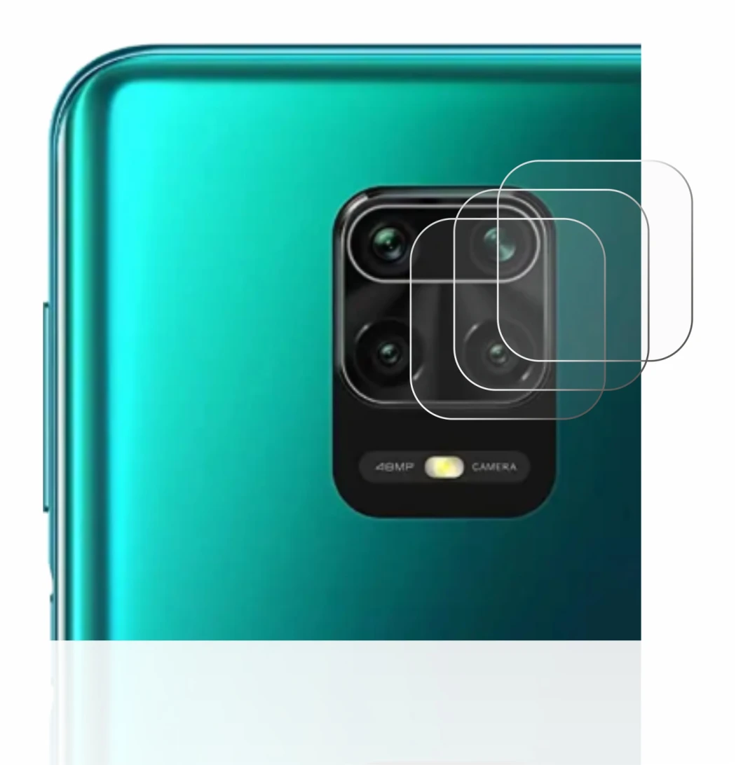 Image of the device Xiaomi Redmi Note 9S (ONLY Camera Lens) with a wide variety of screen protectors.