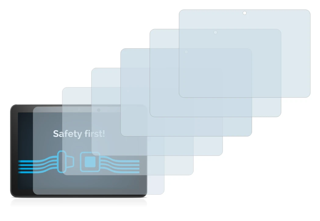 Image of the device Amazon Fire HD 8 Plus 2020 (10th Gen.) with a wide variety of screen protectors.