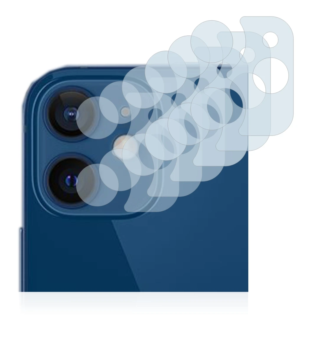 Image of the device Apple iPhone 12 (ONLY Camera Lens) with a wide variety of screen protectors.