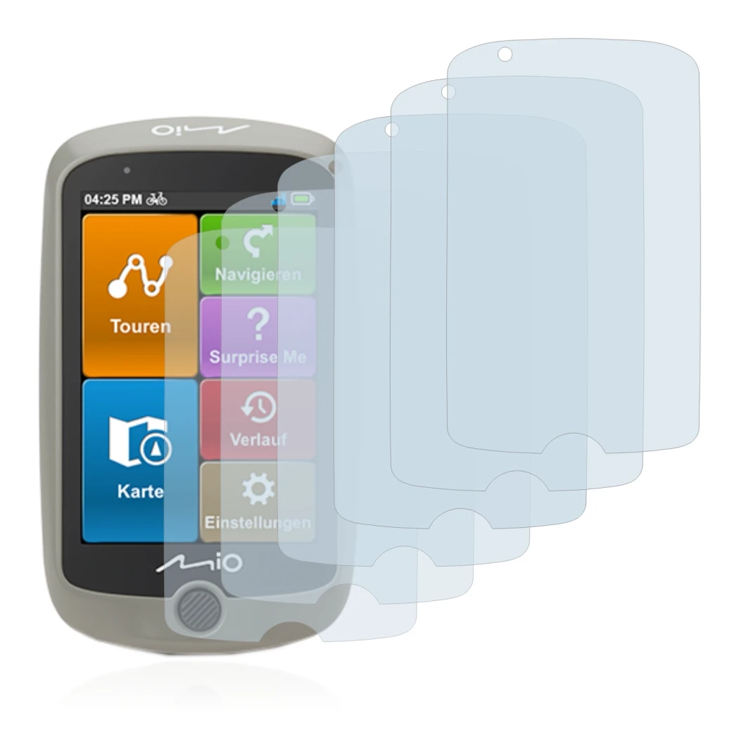 Image of the device Mitac Mio Cyclo Discover with a wide variety of screen protectors.