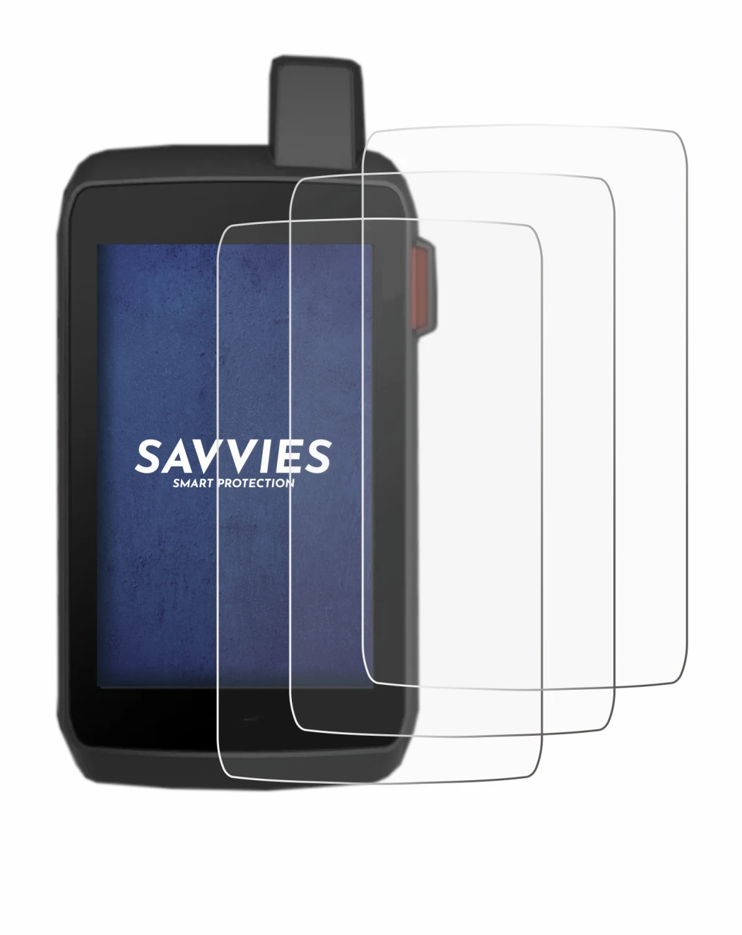 Image of the device Garmin Montana 700 with a wide variety of screen protectors.
