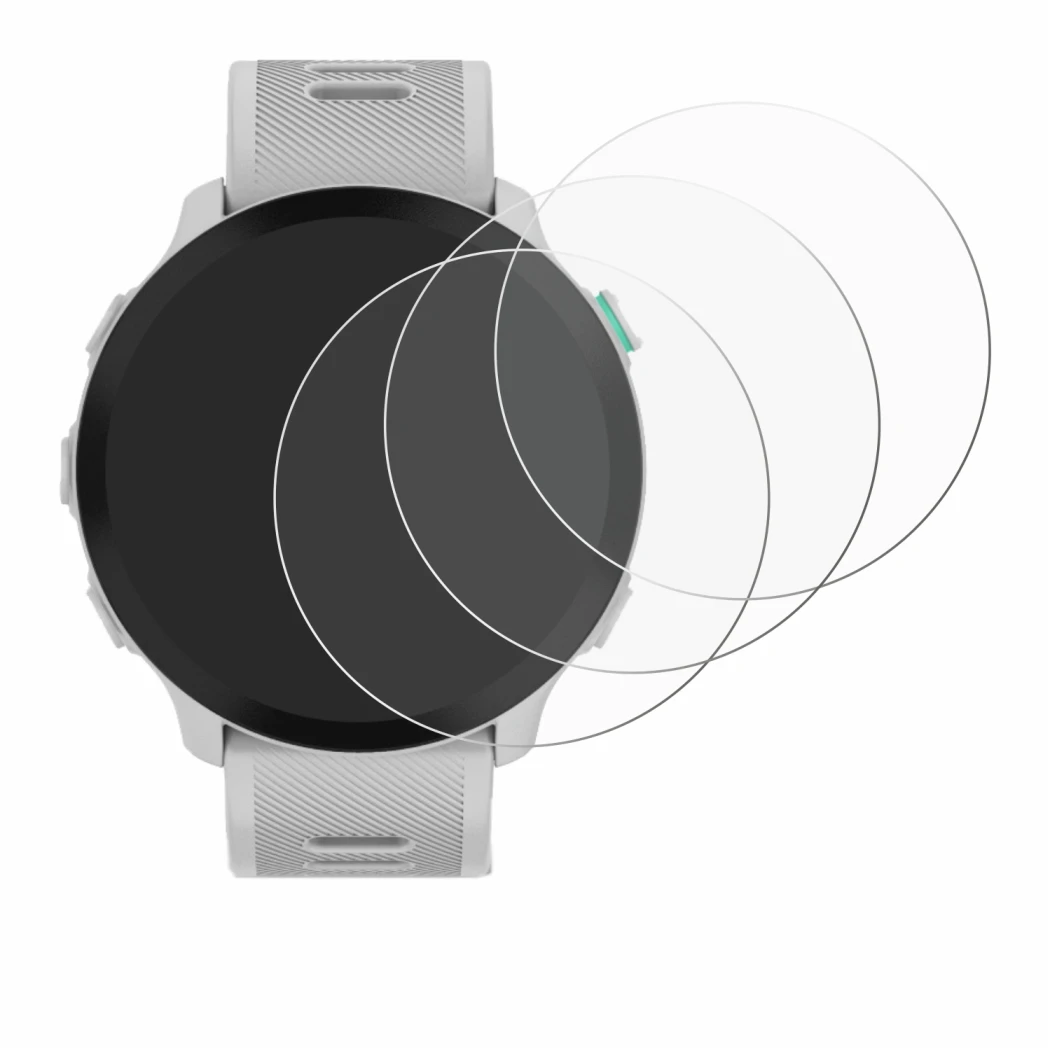 Image of the device Garmin Forerunner 55 with a wide variety of screen protectors.