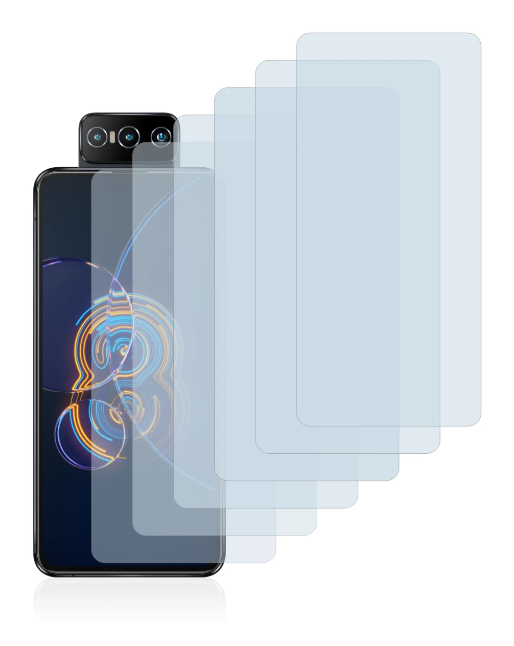 Image of the device ASUS ZenFone 8 Flip with a wide variety of screen protectors.