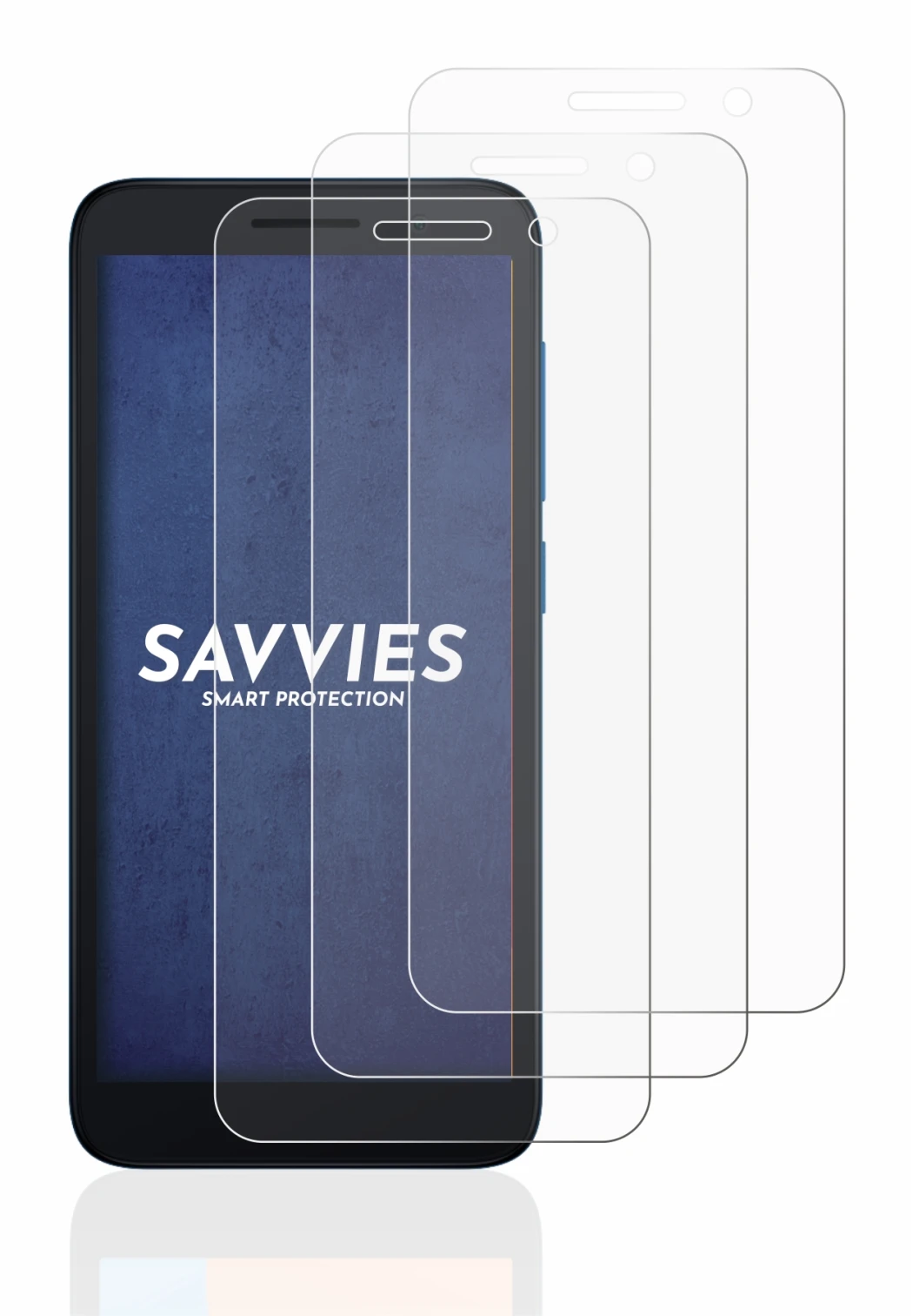 Image of the device Alcatel 1 (2021) with a wide variety of screen protectors.