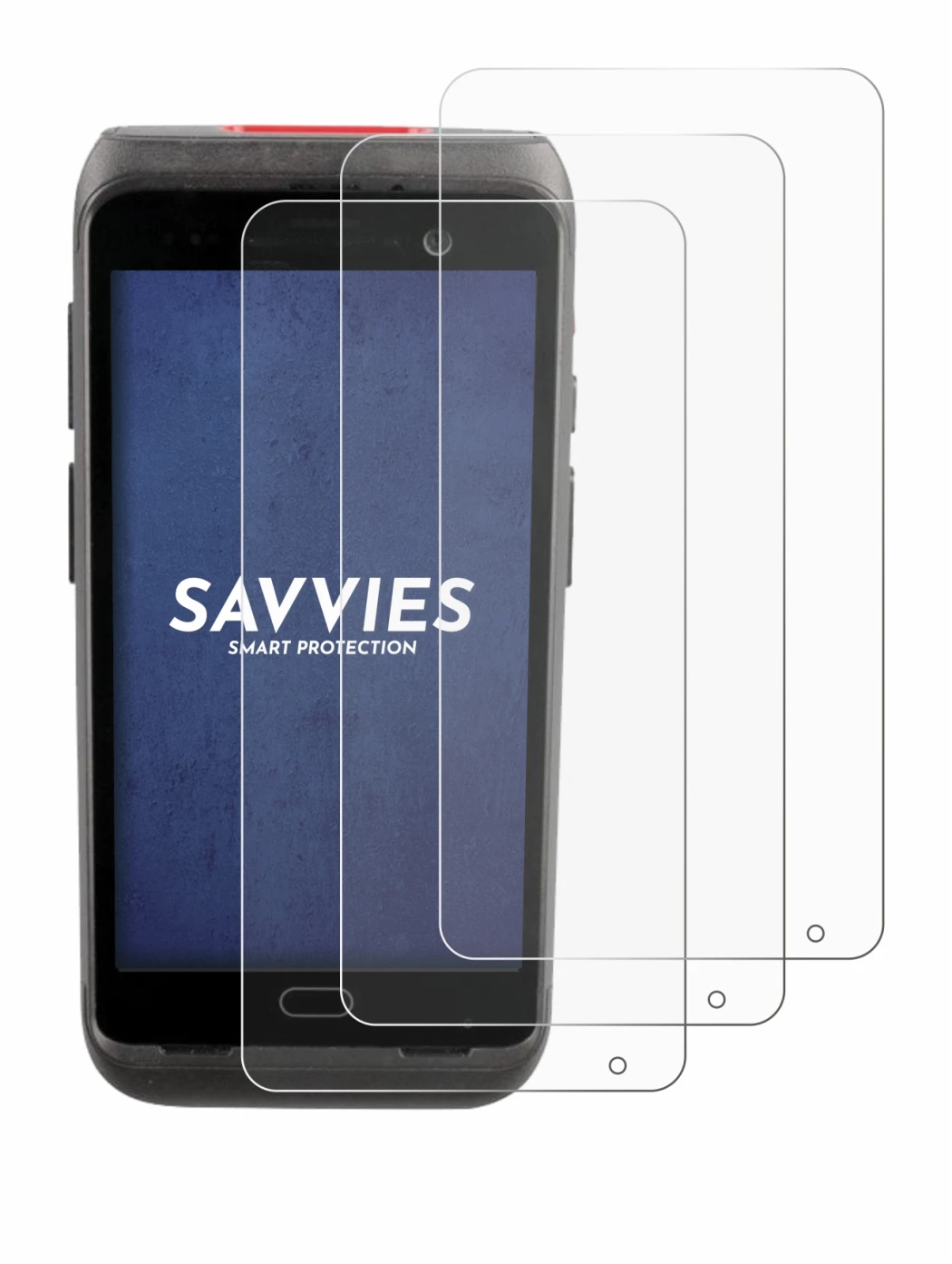 Image of the device Honeywell CT40 XP with a wide variety of screen protectors.