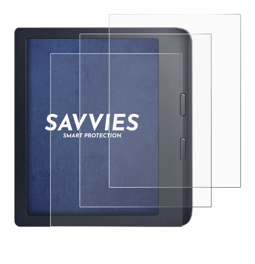 Image of the device Kobo Libra 2 with a wide variety of screen protectors.