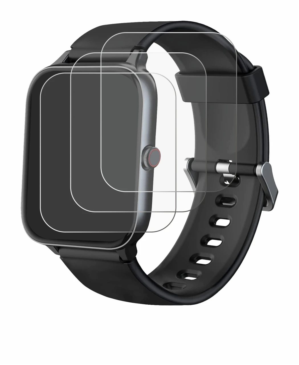 Image of the device Iowodo R3 Pro with a wide variety of screen protectors.